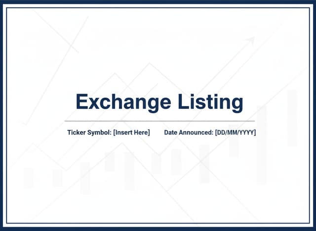 Exchange Listing